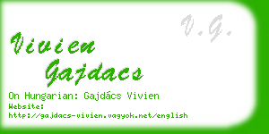 vivien gajdacs business card